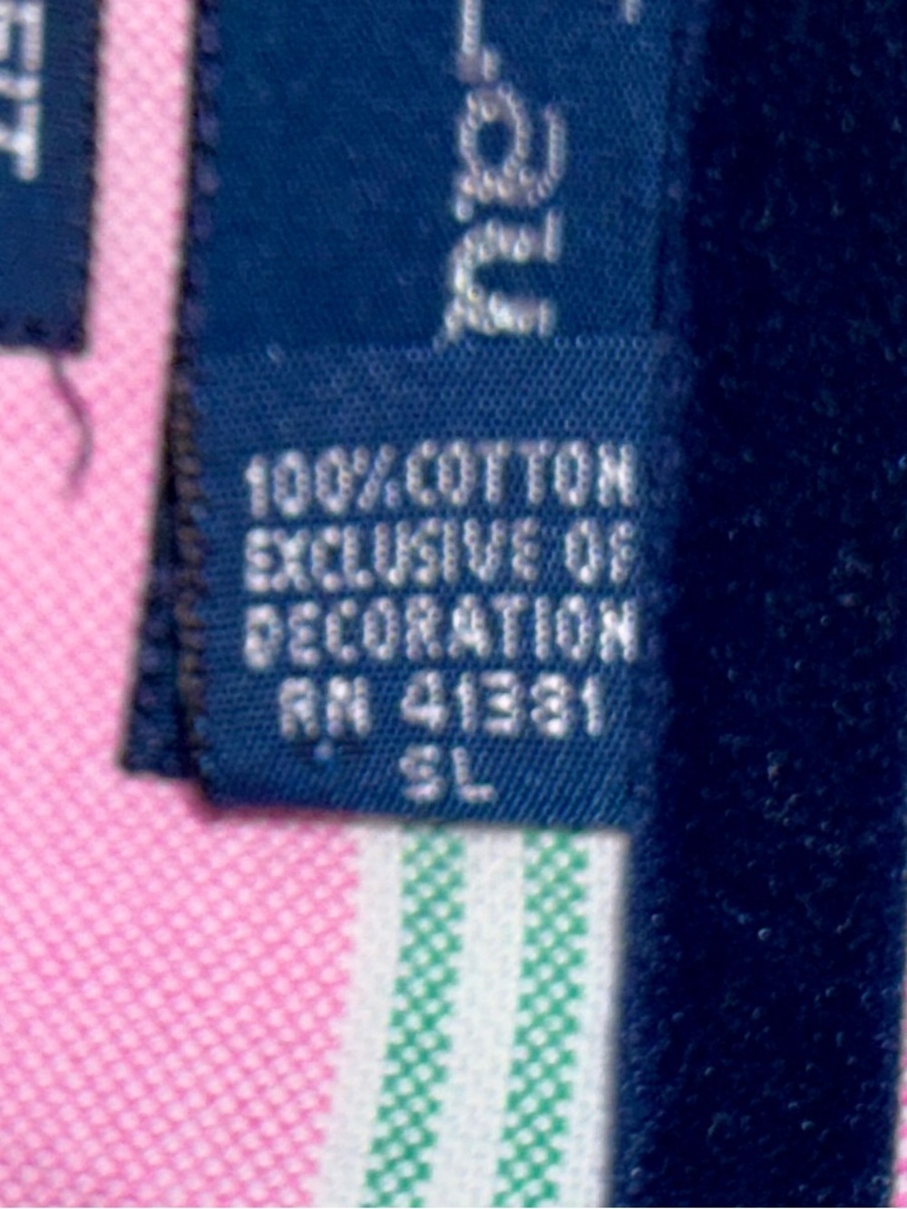 Ralph Lauren Men’s Pink, Green & White Striped Button-Down Shirt-15.5:32/33-EC - Picture 10 of 10